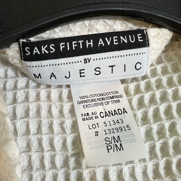 Majestic Gender Waffle Organic Cotton Robe Z. - Picture 12 of 13